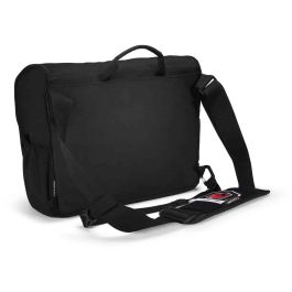 Dicota Bandolera CATURIX CURRIDUR eco messenger 15.6" Negra para Portátil y Consolas Gaming PS4/PS5/Xbox, PET Reciclado