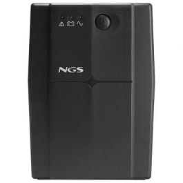 NGS FORTRESS900V3 SAI Offline 600VA / 360W, UPS con Batería, 2 Salidas, Formato Torre, AVR y Protección contra Sobretensiones