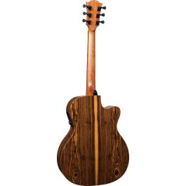 Lag HV30-L-ACE Guitarra Acústica Auditorium Hyvibe H2 30 A/E Cutaway Zurdos, Abeto Engelmann, Bocote