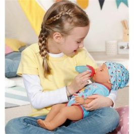 Zapf Creation Muñeco Baby Born Magic Boy 43cm con Ojos que Abren y Cierran y Accesorios Incluidos