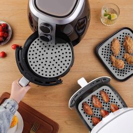 Base de silicona cuadrada para Air Fryer 18.5 cm Quttin - Inde (24 Unidades) Base de silicona cuadrada para Air Fryer 18.5 cm Quttin - Inde (24 Unidades)