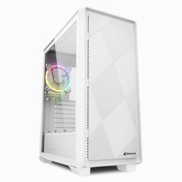 SHARKOON VS8 RGB Midi Tower Blanco Caja ATX con panel de cristal templado y ventiladores RGB