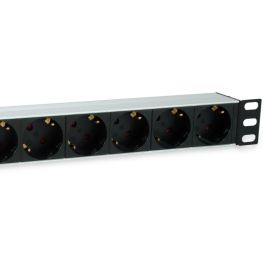 Equip Steckdosenleiste 19"(1HE)7fach mit Ü-Schutz + Schalt