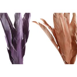 DKD Home Decor Rama 10 x 103 x 30 cm (6 Unidades) Naranja Lila Verde Eva