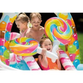 Intex Centro de Juegos Acuático Candy Kingdom para Niños con Tobogán, Fuente, 295x191x130cm, 206L Intex Centro de Juegos Acuático Candy Kingdom para Niños con Tobogán, Fuente, 295x191x130cm, 206L