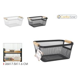 Cesta de metal organizador Confortime 26x17.5x11.6 cm (12 Unidades) Precio: 48.59000025. SKU: B16VP22C8W