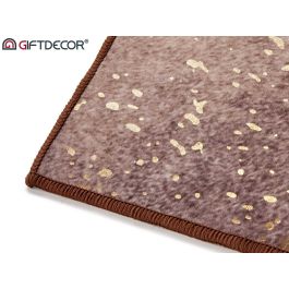 Alfombra Marron 100X150Cm Con Manchas Doradas Giftdecor (9 Unidades) Alfombra Marron 100X150Cm Con Manchas Doradas Giftdecor (9 Unidades)