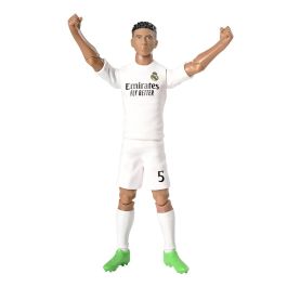 Banbo Toys 83613 Figura articulada de fútbol Bellingham Real Madrid, réplica coleccionable de PVC 20 cm