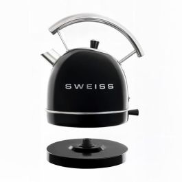 Sweiss Hervidor KTL9 2200 W 1,8 L Base Giratoria Negro