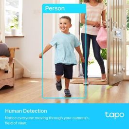 TP-Link Tapo C225 Cámara de Seguridad Wi-Fi Interior Panorámica con Visión Nocturna, Detección IA de Personas y Mascotas, Audio Bidireccional, Visión 2K QHD