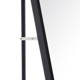 Espejo de pie Negro Aluminio Cristal 35 x 2,5 x 151 cm