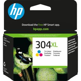 HP Cartucho Tinta Original 304XL Tricolor Alto Rendimiento XL 7ml 300 páginas Precio: 61.99000005. SKU: B1DB3M39G4