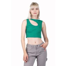Camiseta para Mujer sin Mangas 24COLOURS Verde S