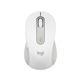 Logitech Signature M650 Ratón Inalámbrico Off-white, Logi Bolt/Bluetooth, 5 Botones, 400-2000 dpi, Silencioso para Manos Pequeñas/Medianas