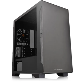 Thermaltake S100 Caja PC Micro-ATX / Mini-ITX, Sin Fuente, Mini Torre, Panel Lateral Vidrio Templado, Negro Precio: 74.50000008. SKU: B1EFFBDKQQ