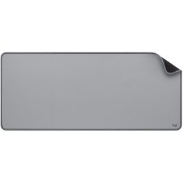Logitech Alfombrilla Escritorio Studio Series Anti-Deslizante y Resistente a Derrames para PC/Ordenador, Cómoda, Gris Medio 700x300x2mm