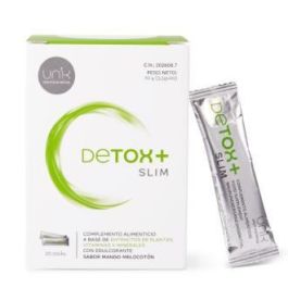 Unik Detox +Slim con Cardo Mariano y Alcachofa, para depuración y control de peso, 20 sticks sabor mango-melocotón Precio: 27.9500001. SKU: B1E5FZHGC4