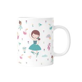 LOVELY STORY Taza Infantil Ballet 330ml Plástico Libre BPA