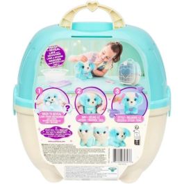 Moose 30327 Scruff-a-Luvs Azul - Rescata Perrito, Conejito o Gatito de Peluche Suave - Juguete Interactivo para Niños +2 Años