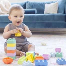 Infantino Mis primeros ladrillos flexibles de 25 piezas Infantino Mis primeros ladrillos flexibles de 25 piezas