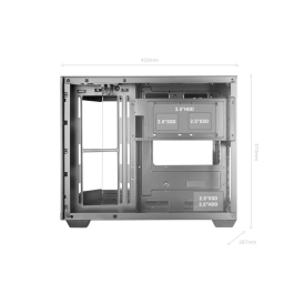 Mars Gaming MC3TCOREM Caja Micro-ATX con Triple Panel de Cristal Templado para Gaming