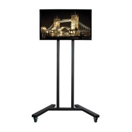 B-Tech BT8503 Soporte / Carro para pantallas planas grandes hasta 60 pulgadas, 50kg, VESA 800x600, Negro