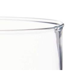 Giftdecor Jarrón de Cristal Cilindro Transparente 15 cm Diam x 60 cm Alto