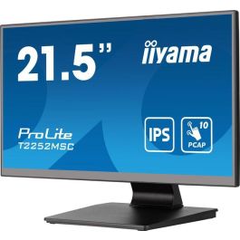 iiyama T2252MSC-B2 Monitor Táctil 21.5" IPS Full HD (1920x1080) 5ms HDMI DP USB Altavoces Negro