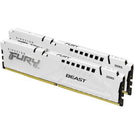 Kingston FURY Beast White 32GB (2x16GB) DDR5 6000MT/s CL36 DIMM Kit EXPO Precio: 156.9491. SKU: B1G9GBYHZK