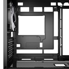 SHARKOON MK2 RGB Micro Torre Negro Caja de PC con Panel Lateral de Cristal Templado y Soporte BTF