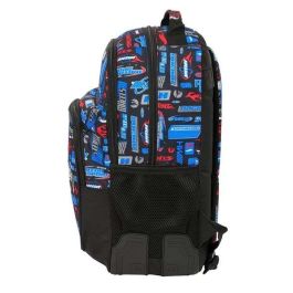 Safta Mochila Doble Hot Wheels Adaptable a Carro con Cantoneras 420x320x150 mm Safta Mochila Doble Hot Wheels Adaptable a Carro con Cantoneras 420x320x150 mm
