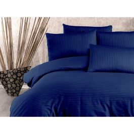 Juego de Cama ASI8683342999663 - Funda Nórdica 220x240 cm + 2 Fundas Almohada 60x60 cm - 80% Algodón, 20% Poliéster Azul