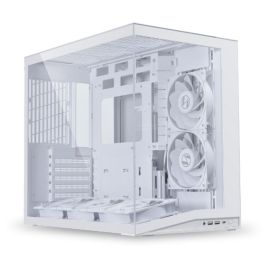Lian Li O11D Mini V2 Torre Gaming ATX Blanca Cristal Templado ATX, Micro-ATX, Mini-ITX