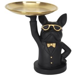 Vaciabolsillos Bulldog Negro Home Deco Factory