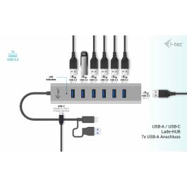 Hub USB i-Tec C31HUBMETAL703