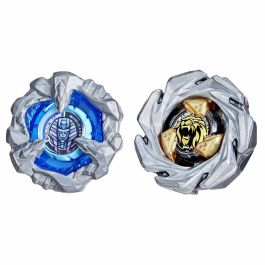 Hasbro HASG1685ES0 Beyblade X Dual Pack Top Cowl Sphinx 1-80GF y Crest Leon 7-60GN, para 8 años en adelante