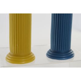 Vela Moderno DKD Home Decor Amarillo Azul 8.2 x 25.5 x 9.5 cm (6 Unidades) Vela Moderno DKD Home Decor Amarillo Azul 8.2 x 25.5 x 9.5 cm (6 Unidades)