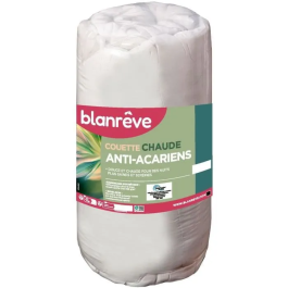 Blanreve BLA3245841739741 Edredón Nórdico Cálido Antiacaros 400 gr/m² 200 x 200 cm Blanco