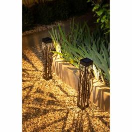 Decoración Baliza solar GALIX G4465 - 20 lúmenes - Para atornillar o para plantar - Al. 70 cm - Blanco cálido