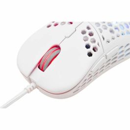 The G-Lab THE3760162051353 Ratón Gaming KULT-OXYGEN con Cable RGB 12800 DPI Blanco
