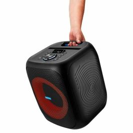 Medion MED1717419501858 Altavoz Compacto 50W RMS con Anillo LED Multicolor