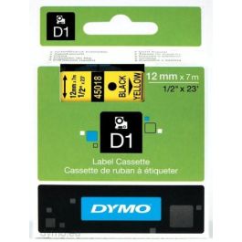 Dymo Cinta D1 45018 Etiquetas Estándar Negro Sobre Amarillo 12 mm x 7 m Poliéster Autoadhesiva para Rotuladora LabelManager Precio: 17.5000001. SKU: BIXS0720580