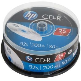HP CD-R 700MB 52X Tarrina de 25 Unidades Precio: 8.49999953. SKU: S8410318