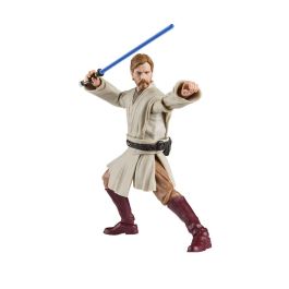 Hasbro Figura Obi-Wan Kenobi Star Wars: La venganza de los Sith The Black Series 15cm Articulada con Sable de Luz