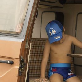 Cerdá Gorra Visera Curva Sonic Azul 100% Poliéster para Niños de 8 a 12 Años