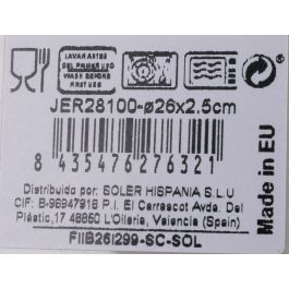 Plato Llano Jerica 26 cm - La Mediterranea (6 Unidades) Plato Llano Jerica 26 cm - La Mediterranea (6 Unidades)