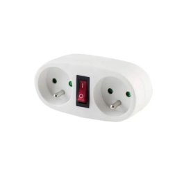 Chacon Bi-fold Zócalo 2x16A con Interruptor Blanco Precio: 19.49999942. SKU: B12HPYH5KQ