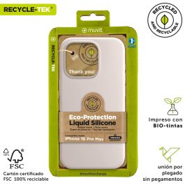 Muvit Funda Liquid Silicone para Apple - Ecológica, Protección Anticaídas y Antiarañazos Muvit Funda Liquid Silicone para Apple - Ecológica, Protección Anticaídas y Antiarañazos