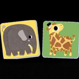 Nathan Animales al Tacto para Bebés - Juego Sensorial Multisensorial con Estimulación Motora y Memoria (+12 Meses)