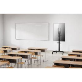 Neomounts PLASMA-M1900E Soporte de Suelo Móvil para TV Plano hasta 70" (178 cm) con Giro 90 grados, 50 kg